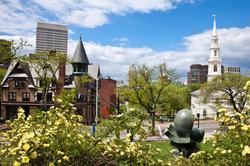 Campus view. College hill.