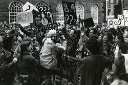 RISD Student Tuition Rate Protest 1980s. Source: RISD Archives