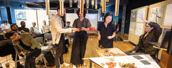 Snapshot from a critique session, Architecture