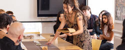 RISD classroom view of student and teacher