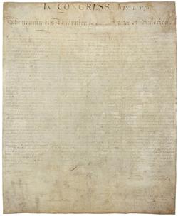 The U.S. Declaration of Independence